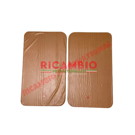 Tan/Ocra Inner Door Panel Kit - Classic Fiat 500 R - Classic Fiat 500 Parts & Spares