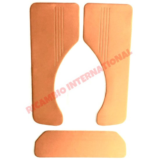 Tan/Ocra Rear Inner Panel Kit - Classic Fiat 500 - Interior Parts and Trim