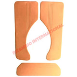 Tan/Ocra Rear Inner Panel Kit - Classic Fiat 500 - Interior Parts and Trim