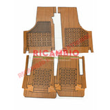 Tan/Ocra Rubber Mat Set (Best Quality) (4 piece) - Classic Fiat 500 - Rubber Mats