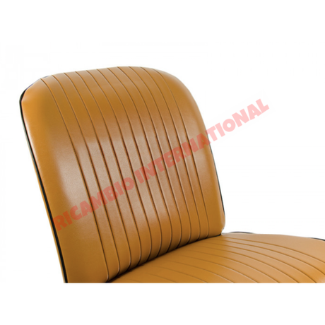 Tan/Ocra Seat Covers Set - Classic Fiat 500 - Seat Covers - Padding and Seat Spring
