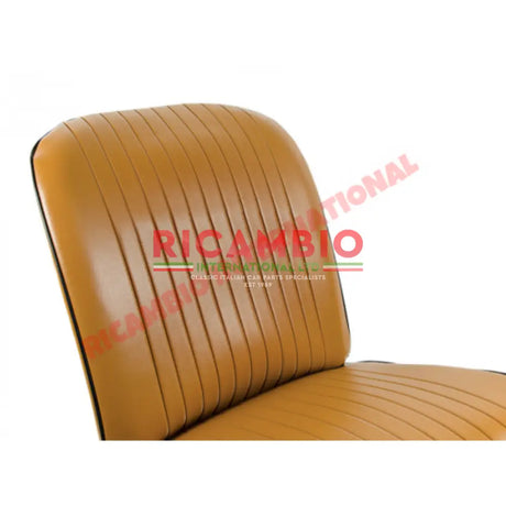 Tan/Ocra Seat Covers Set - Classic Fiat 500 - Seat Covers - Padding and Seat Spring