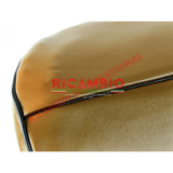 Tan/Ocra Seat Covers Set - Classic Fiat 500F - Seat Covers - Padding and Seat Spring