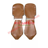 Tan/Ocra Seat Covers Set (FRONT ONLY) - Classic Fiat 500L - Seat Covers - Padding and Seat Spring
