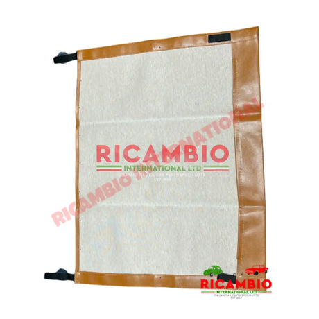 Tan/Ocra Sunroof Cover - Classic Fiat 500 - Complete Sunroof Assembly & Assorted Covers