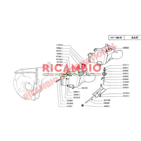 Thermostat - Classic Fiat 500 126 - Heating and Cooling