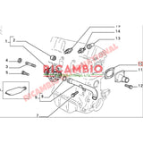 Thermostat Gasket - Classic Fiat Panda,Uno,Punto MK1,Cinquecento,Seicento Lancia Y10 - Gaskets & Oil Seals