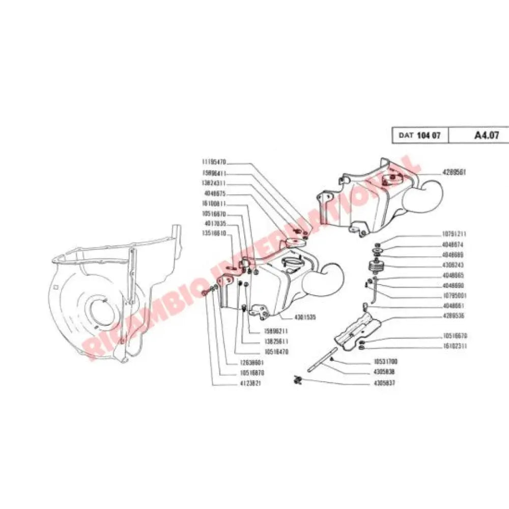 Thermostat Housing Complete Classic Fiat 500 Ricambio International Ltd thermostat-housing-complete-classic-fiat-500-ricambio-international-ltd