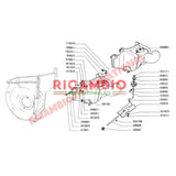 Thermostat Operating Rod Complete - Classic Fiat 500,126 - Heating and Cooling