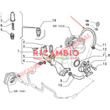 Thermostat Water Hose - Fiat Barchetta,Punto Mk2,Coupe,Stilo - Heating and Cooling