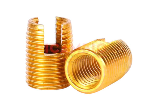 Thread Repair Slotted Self Tapping Insert (Size M6) - Thread M6/OuterM10x14mm Length
