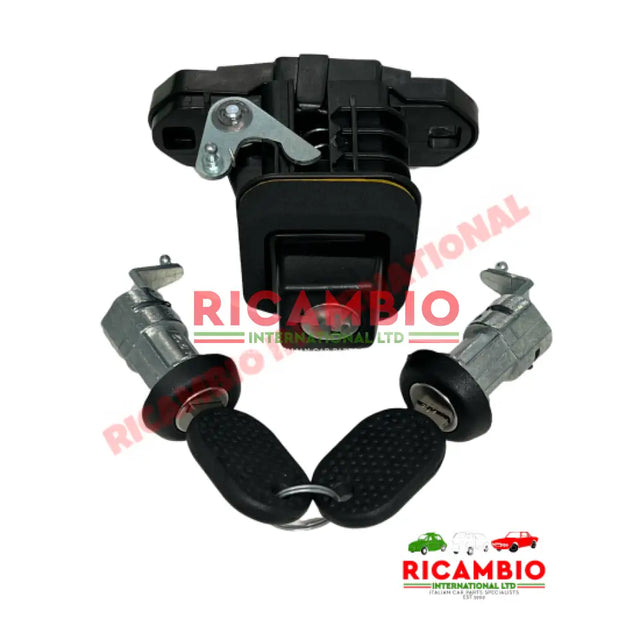 Three Piece Lockset Doors & Rear Tailgate/Boot & Keys - Fiat Uno - Uno Handles - Locks and Catches