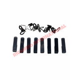 Three Piece Rear Panel Clip Kit - Classic Fiat 500 Giardiniera all models - Fiat Giardiniera