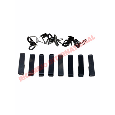 Three Piece Rear Panel Clip Kit - Classic Fiat 500 Giardiniera all models - Fiat Giardiniera