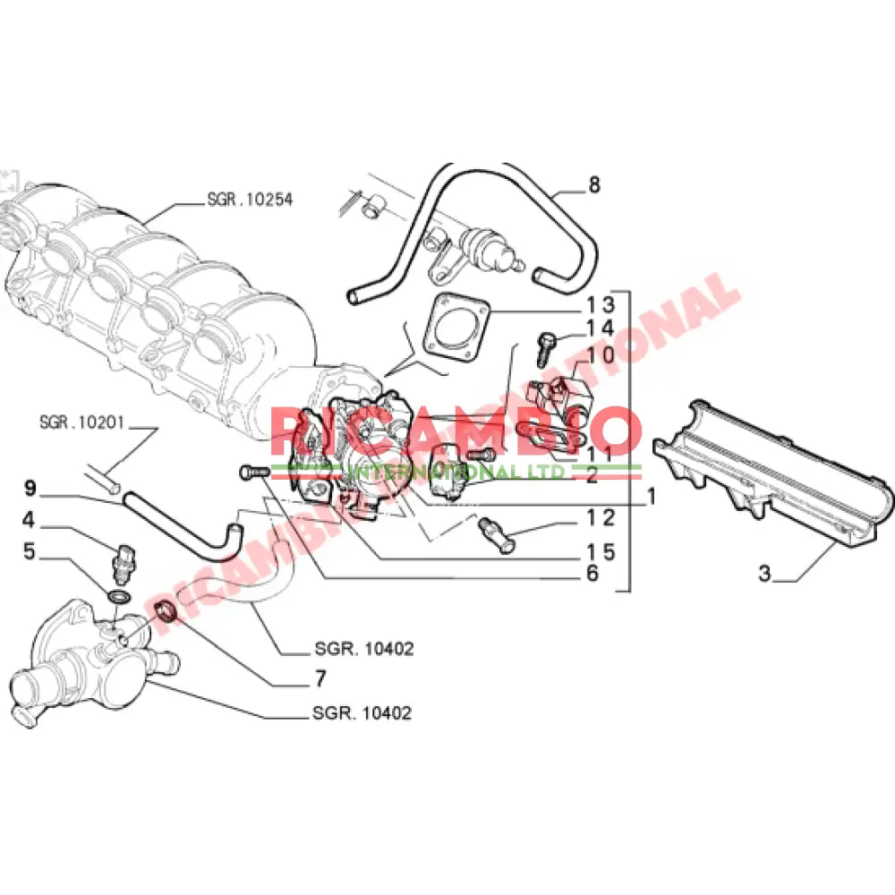 Throttle Position Sensor - Fiat Coupe,Punto MK1 Bravo HGT Lancia Thema - Fuel System