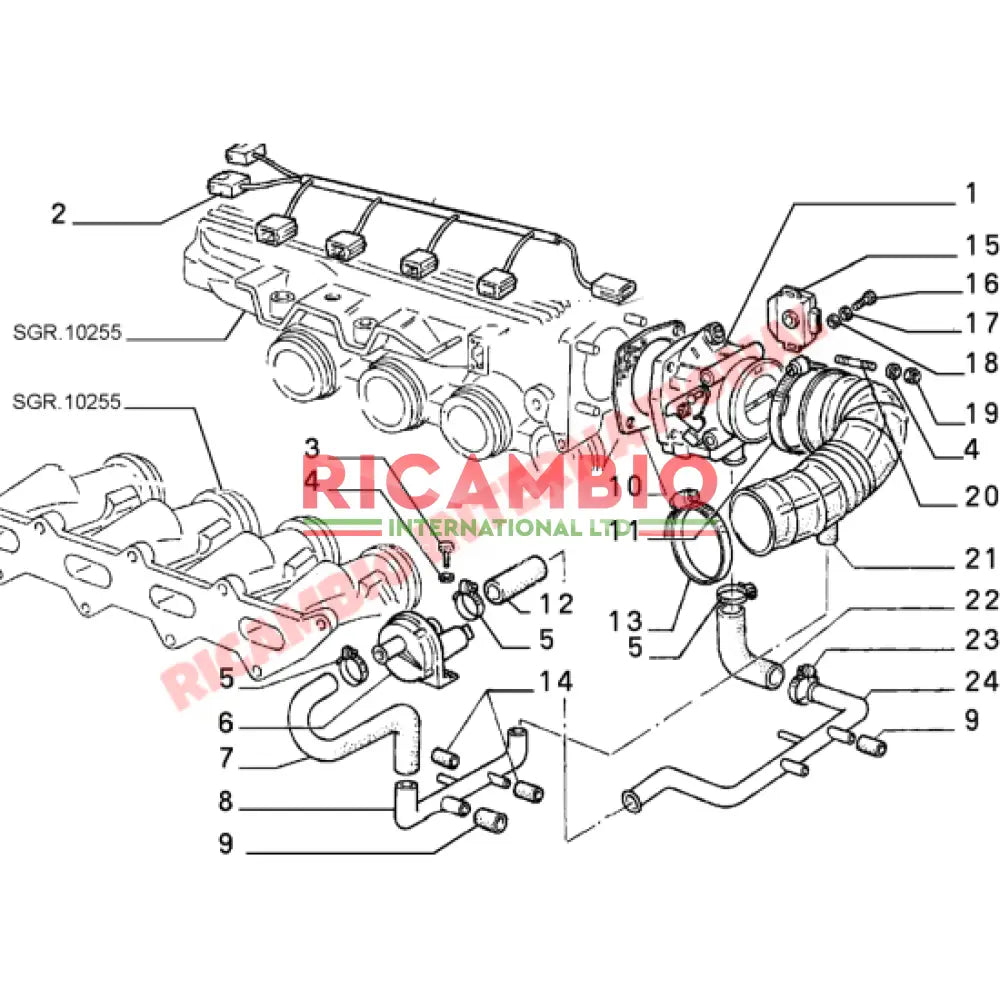Throttle Position Sensor - Fiat/Pininfarina 124 Spider Fiat X19,Lancia Beta,Prisma,Thema,Trevi - Fuel System