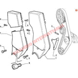 Timing Belt Cover Kit - Classic Fiat Panda Uno Lancia Y10 - Engine Parts