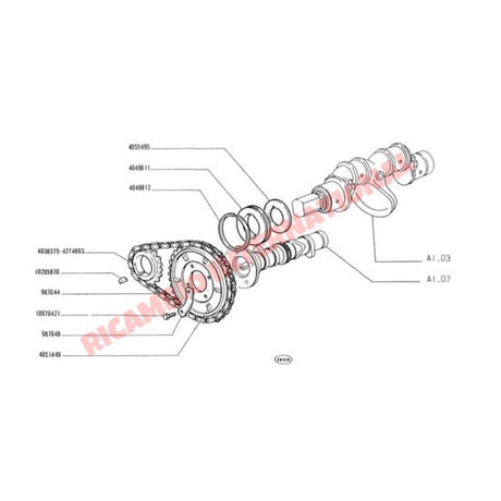 Timing Chain Kit - Classic Fiat 500 126 - Mechanical & Engine Parts