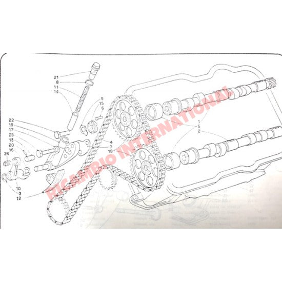 Timing Chain & Shoe Kit - Lancia Fulvia - Lancia Fulvia Engine Components