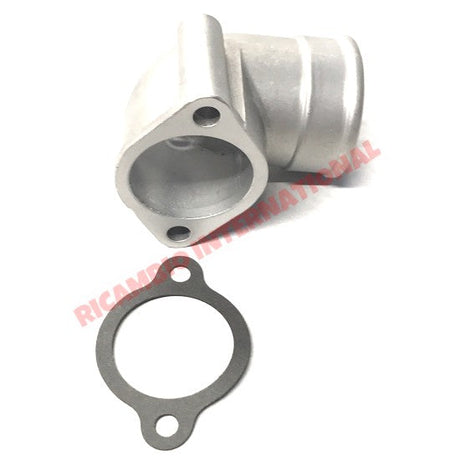 Top Carburettor Aluminium Elbow & Gasket - Classic Fiat 500 - Classic Fiat 500 Parts & Spares