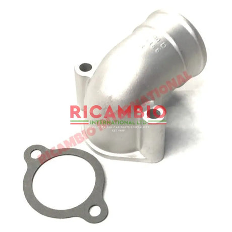 Top Carburettor Aluminium Elbow & Gasket - Classic Fiat 500 - Classic Fiat 500 Parts & Spares