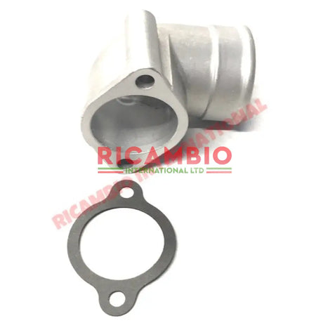Top Carburettor Aluminium Elbow & Gasket - Classic Fiat 500 - Classic Fiat 500 Parts & Spares