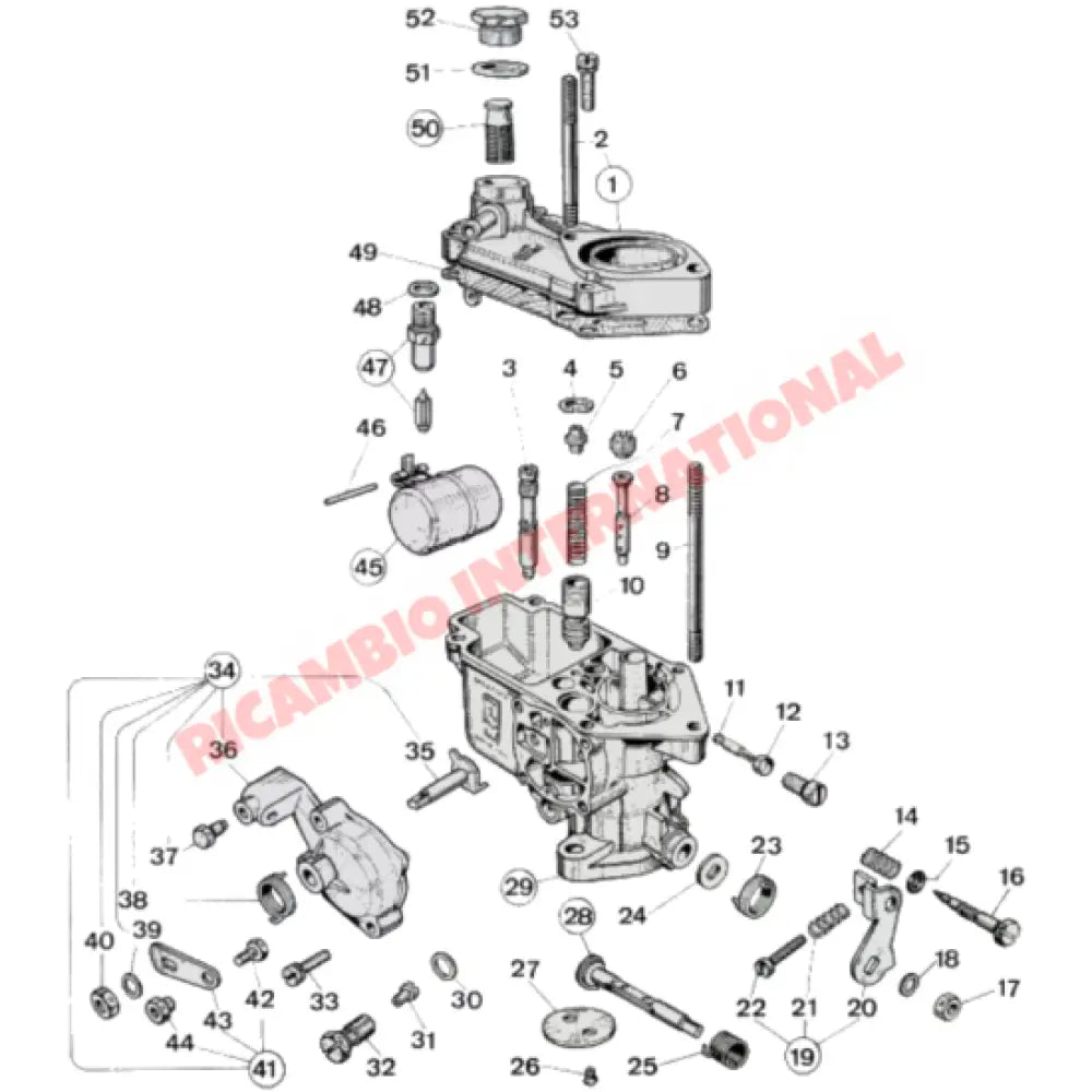 Top Carburettor Filter Housing Screw & Washer - Classic Fiat 500,126 Autobianchi Bianchina - Fuel System