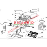 Top Carburettor Rubber Seal - Classic Fiat Panda Cinquecento Uno Y10 - Gaskets