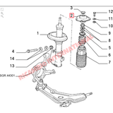 Top Shock Mount - Fiat Croma & Lancia Thema