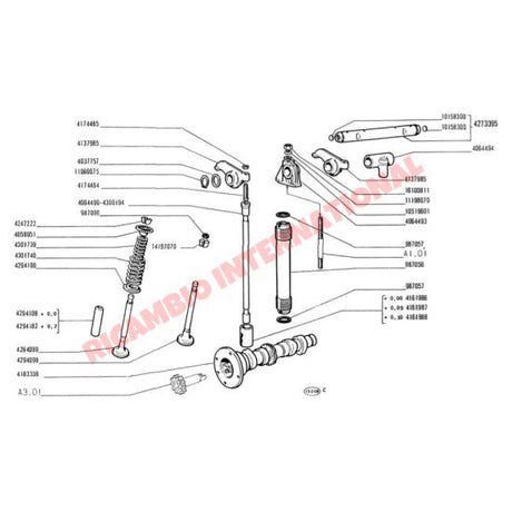 Top Valve Spring Bucket - Classic Fiat 500 126 - Mechanical & Engine Parts