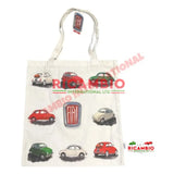 TOTE SHOPPING BAG REUSABLE FIAT 500 - Toys - Gifts & Novelty Items
