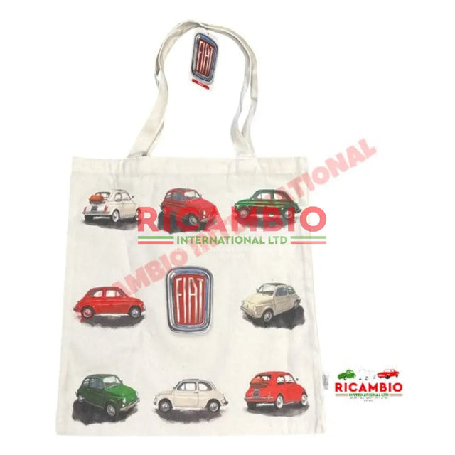TOTE SHOPPING BAG REUSABLE FIAT 500 - Toys - Gifts & Novelty Items