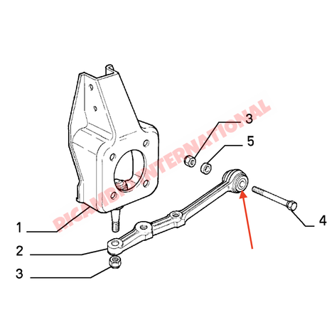 Track Control Arm Bush Kit - Classic Fiat Panda - Suspension & Associated Items