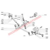 Track Rod & Clamps - Classic Fiat 500 126 600 - Steering