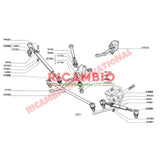 Track Rod & Clamps - Classic Fiat 500 126 600 - Steering