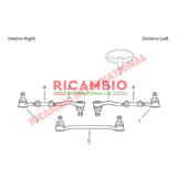 Track Rod - Fiat 850,1500,1800,2300,125,130 - Steering