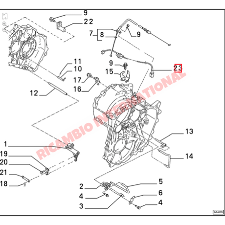 Transmission Cable - Fiat Punto MK1 - Clutch and Transmission Parts