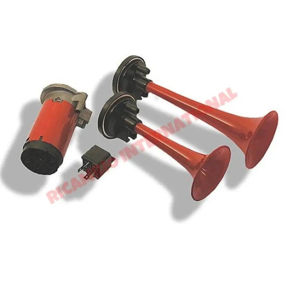 Twin Air Horn Kit 12V - All Classic Cars - Steering