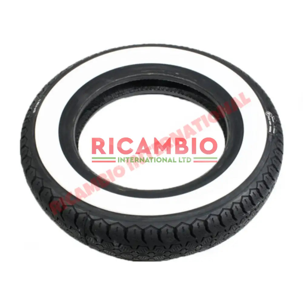 Tyre Pirelli Cinturato White Wall (125/80 x 12) - Classic Fiat 500 - Wheels - Tyres and Tubes