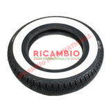 Tyre Pirelli Cinturato White Wall (125/80 x 12) - Classic Fiat 500 - Wheels - Tyres and Tubes