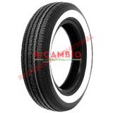 Tyre White Wall 125/62S x 12 (30mm Whitewall) - Classic Fiat 500 Autobianchi - Wheels - Tyres and Tubes