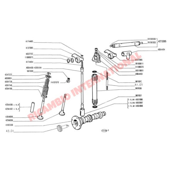 Valve Collets (2) - Classic Fiat 500 126 - Mechanical & Engine Parts