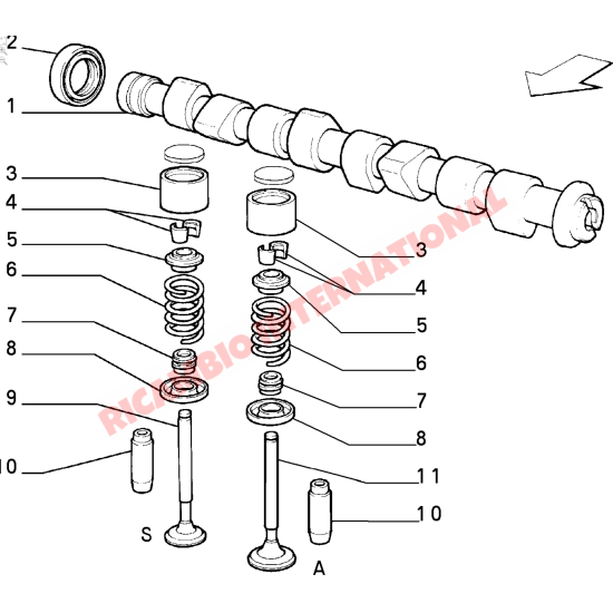 Valve Spring - Classic Fiat Panda,Cinquecento,Seicento,Punto Mk1 Lancia Y10 - Lancia Y10