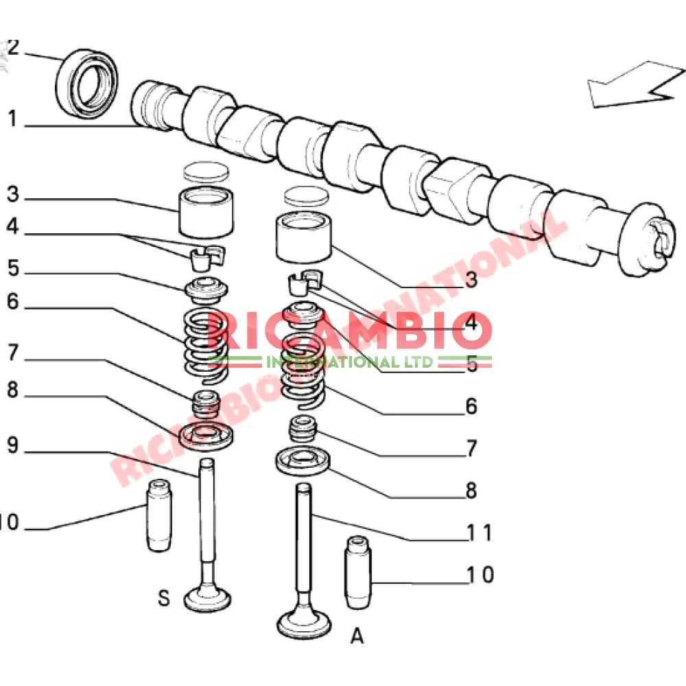 Valve Spring - Classic Fiat Panda,Cinquecento,Seicento,Punto Mk1 Lancia Y10 - Lancia Y10