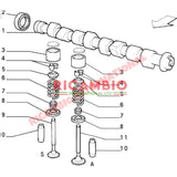 Valve Spring - Classic Fiat Panda,Cinquecento,Seicento,Punto Mk1 Lancia Y10 - Lancia Y10