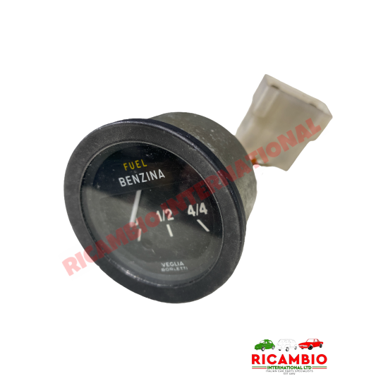 Veglia Borletti Fuel Pressure Gauge - Classic Fiat 500,126,127,128 - Fuel System