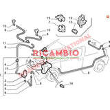 Washer One Way Valve - Fiat Punto Panda Uno Cinquecento Seicento Bravo Marea Coupe Tipo Tempra - Wiper - Washer &