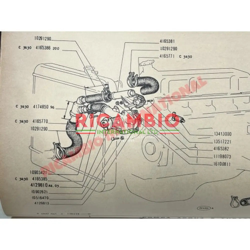 Water Connection - Fiat 124 - Heating & Cooling