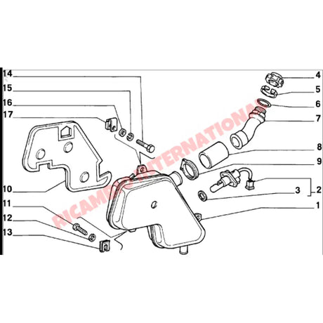 Water Expansion Tank - Fiat 126 - Heating & Cooling