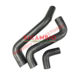 Water Hose Kit (3 piece) & Stainless Steel Hose Clips - Fiat 130 - Heating & Cooling